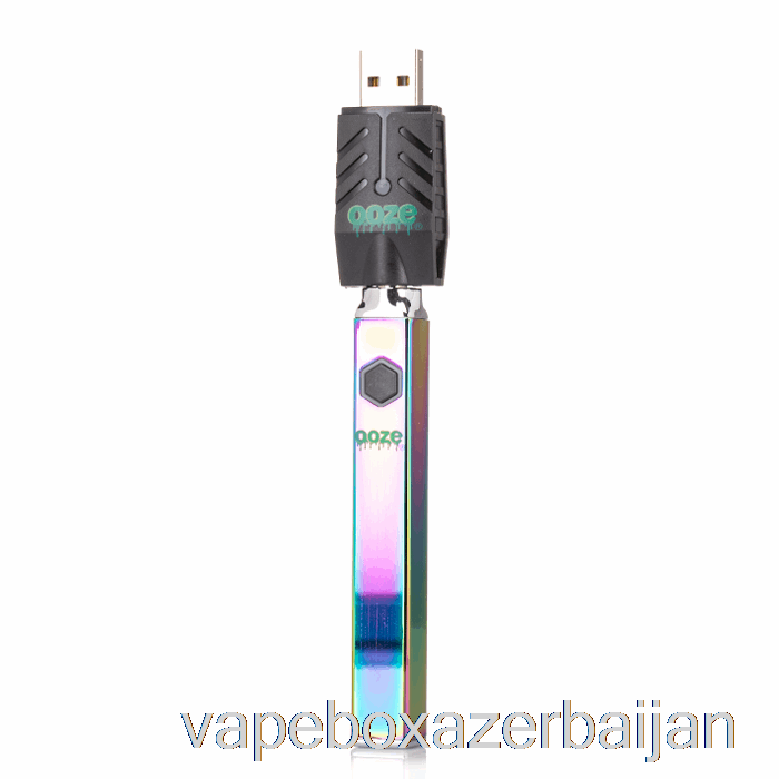 E-Juice Vape Ooze Quad Flex Temp 500mAh Battery Rainbow